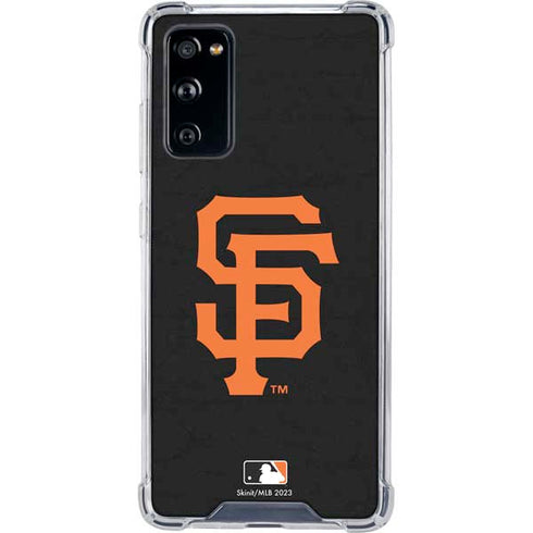 MLB San Francisco Giants - Solid Distressed Galaxy S20 FE Clear Case